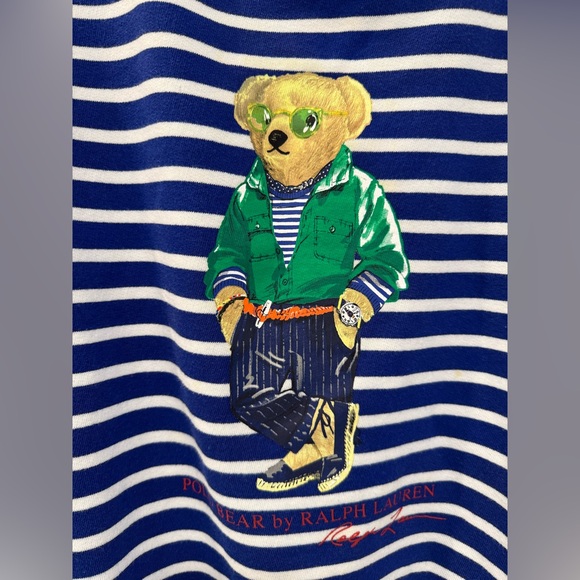 COPY - Polo Ralph Lauren Bear fleece sweatshirt - Picture 2 of 4